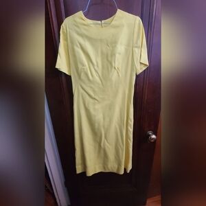 Yellow Vintage Dress- Size Small